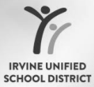 IRVINE Unified School District Grey Logo